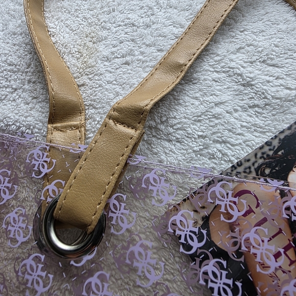 GUESS Purple Tote Bag - Picture 6 of 7